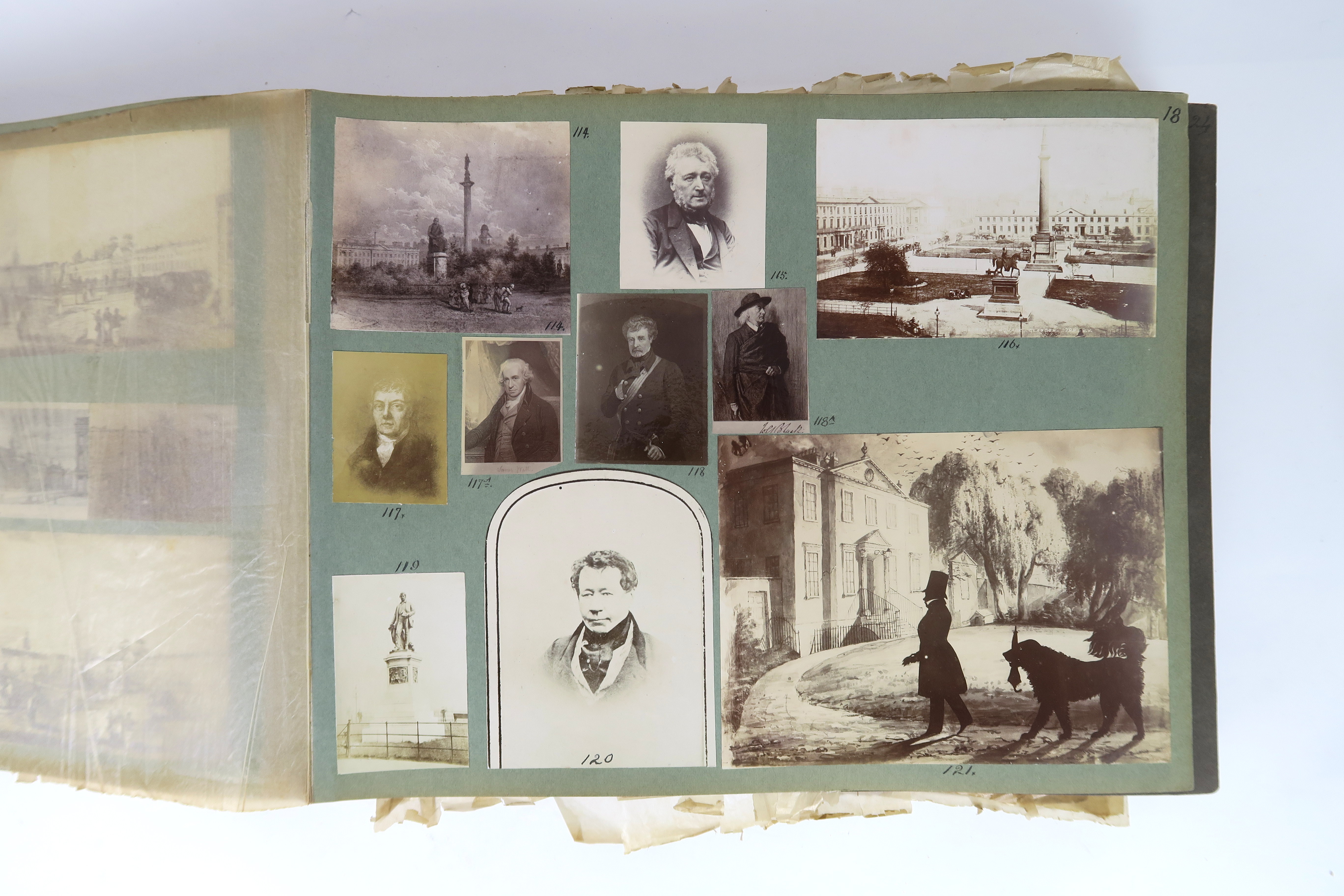 A RARE 19TH CENTURY ALBUM GLASGUA (GLASGOW) AND SUBURBS Set with photographic and printed images - Image 3 of 10