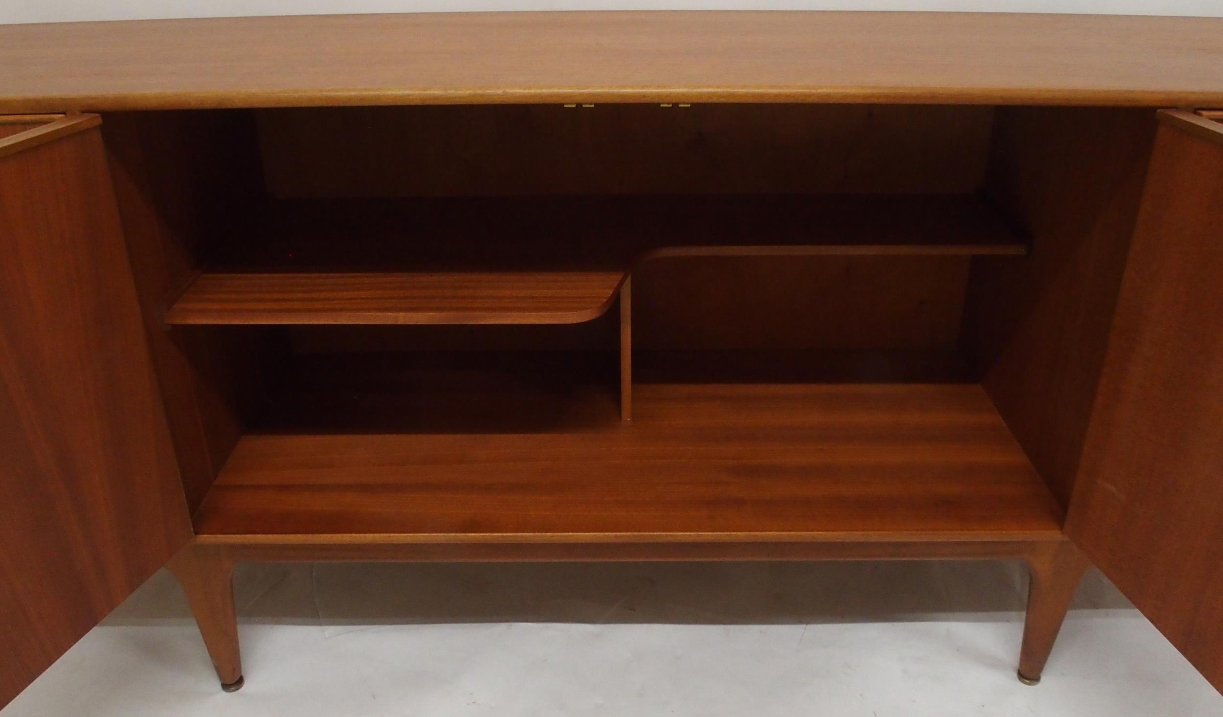 A MID 20TH CENTURY TEAK A.H. MCINTOSH OF KIRKCALDY SIDEBOARD with pair of cabinet doors flanked by - Image 7 of 12