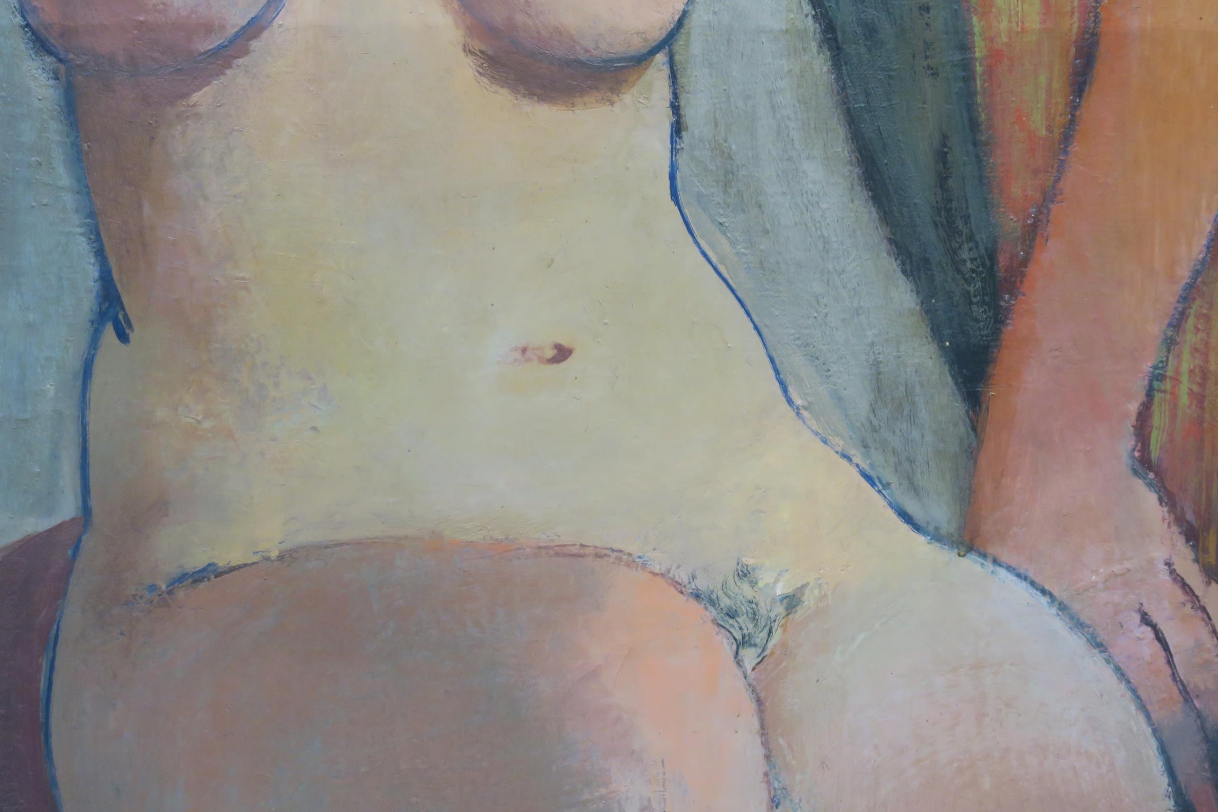 WILLIAM CROSBIE RSA RGI (1915-1999) NUDE WITH NECKLACE Oil on canvas, signed upper right, 127 x - Image 7 of 8