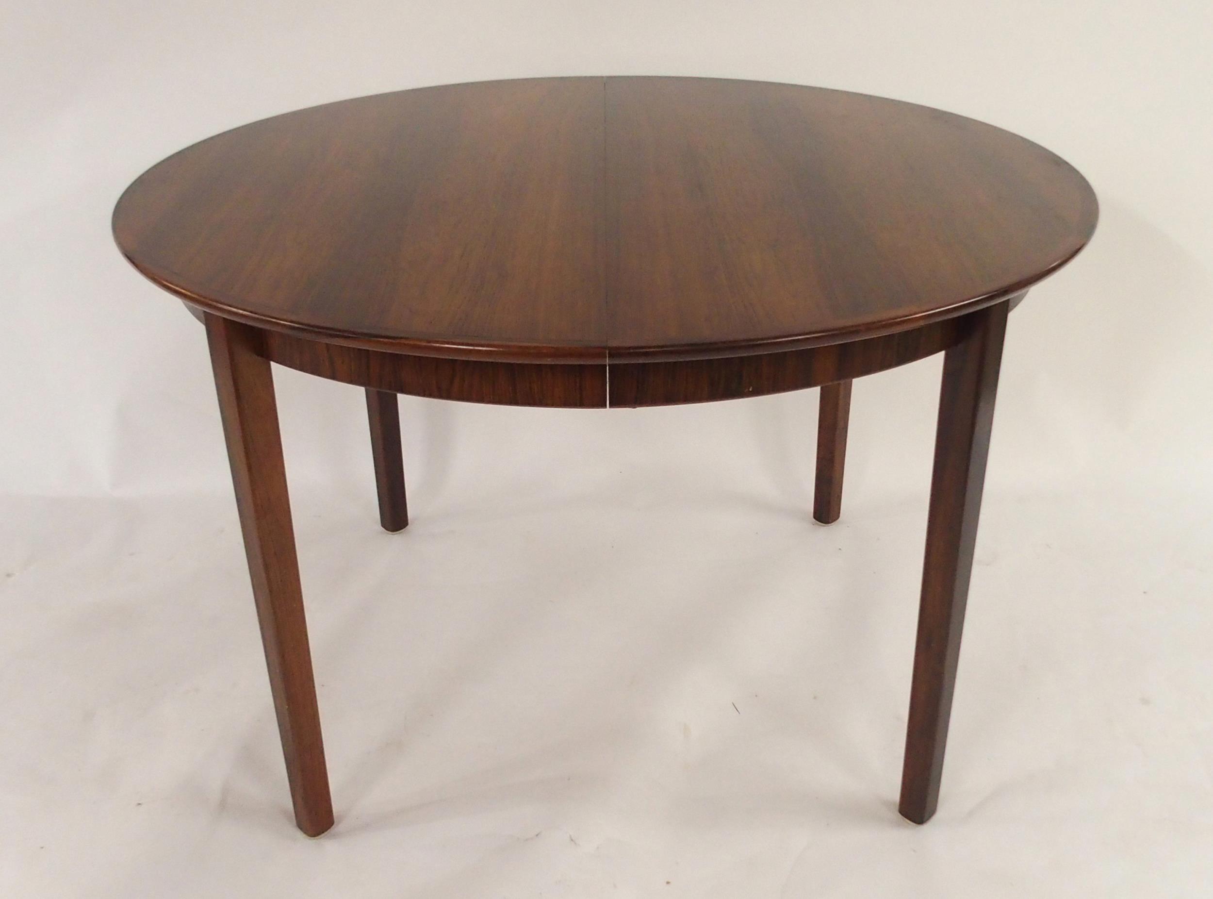 A CIRCA 1960S JOHANNES ANDERSEN FOR BERNHARD PEDERSEN & SON OF DENMARK ROSEWOOD CIRCULAR EXTENDING - Image 10 of 15