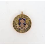 GLASGOW RANGERS FC: A 9ct GOLD 2XI SCOTTISH CUP & ALLIANCE CHAMPIONSHIP 1930-31 WINNER'S MEDAL By