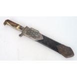 A THIRD REICH LABOUR SERVICE (RAD) HEWER With curved single edged fullered blade etched "Arbeit