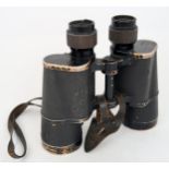 A PAIR OF WW2 GERMAN 7x50 BINOCULARS BY CARL ZEISS  The left top plate stamped M