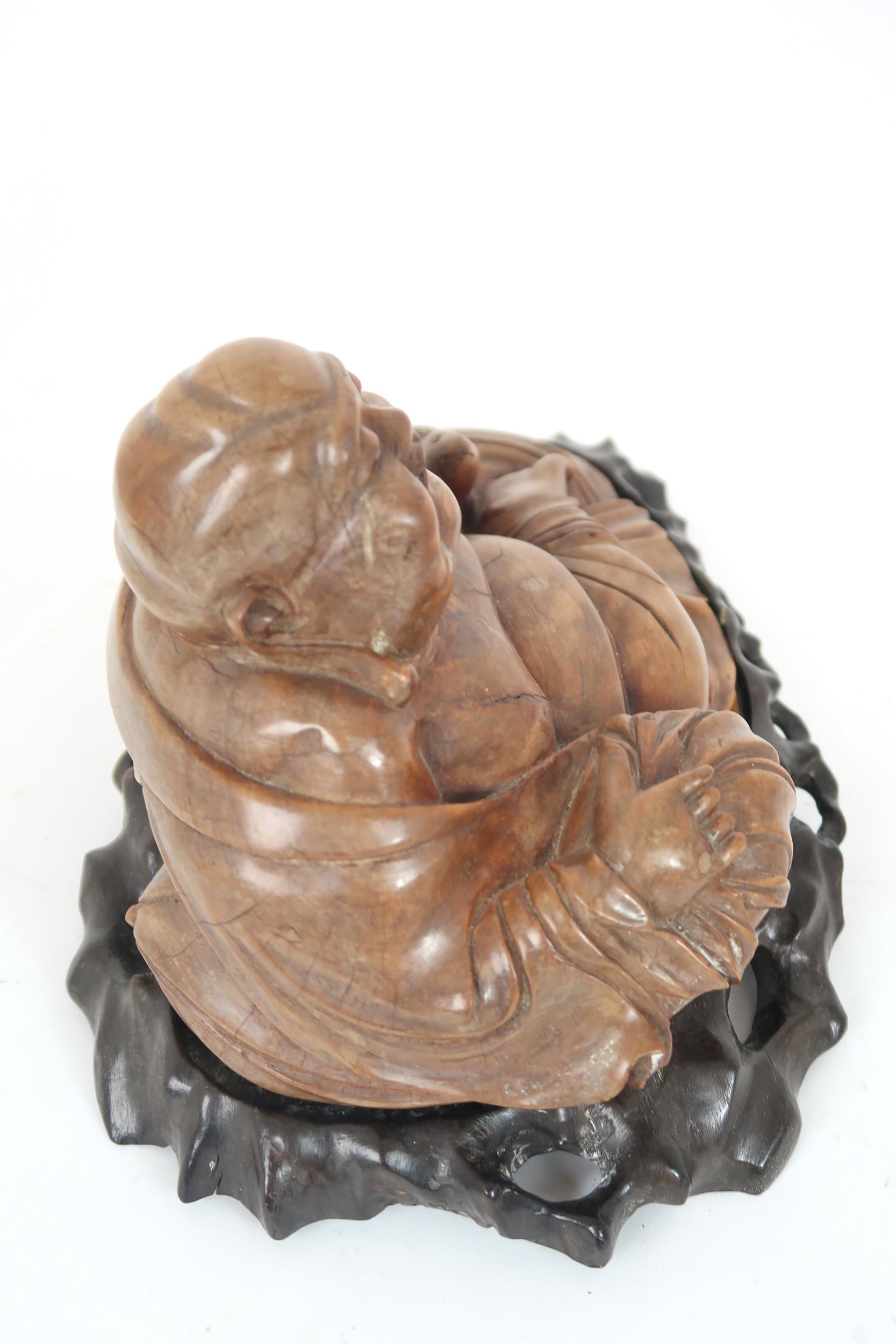 AN ARITA MODEL OF A WARRIOR AND GEISHA  She slapping his face and he grimacing, 25cm high, a Chinese - Image 13 of 18