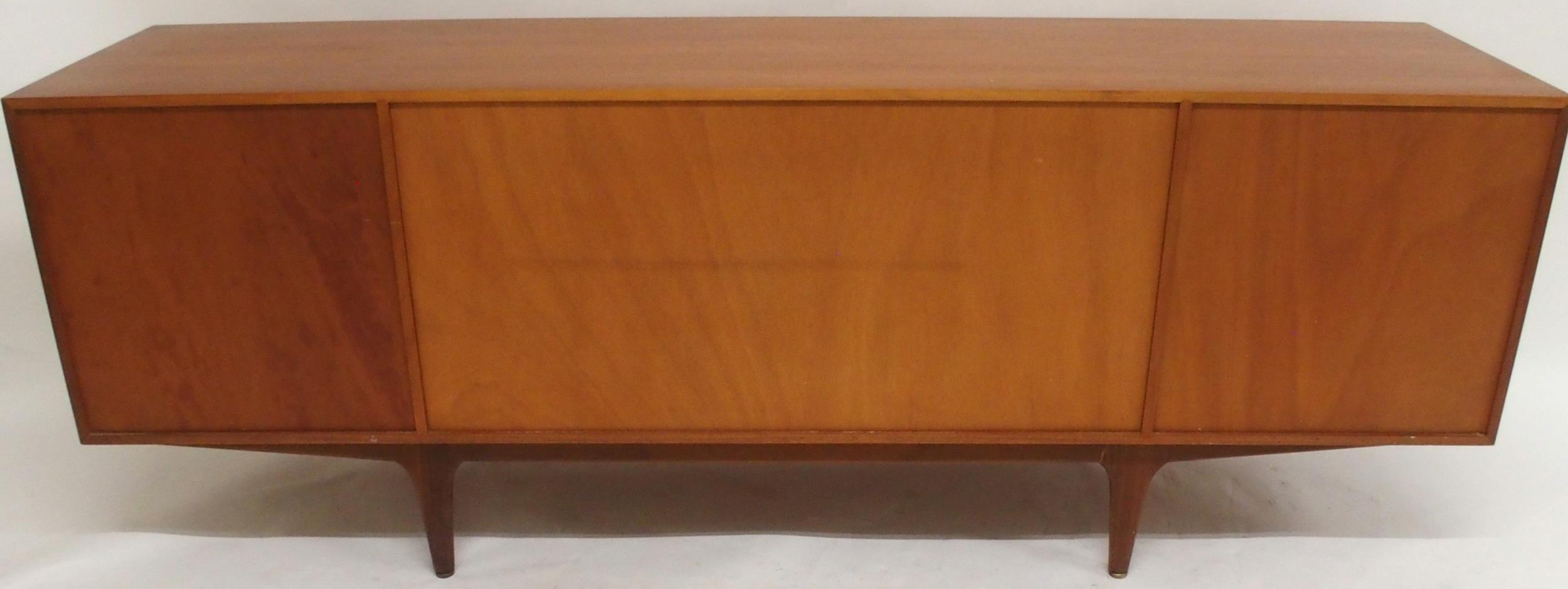 A MID 20TH CENTURY TEAK A.H. MCINTOSH OF KIRKCALDY SIDEBOARD with pair of cabinet doors flanked by - Image 12 of 12