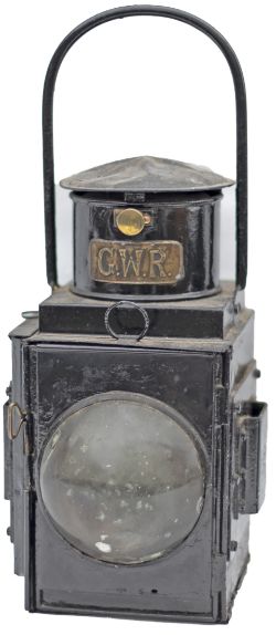 Great Western Railway guards van double bullseye Side Lamp complete with reservoir, burner, blanking