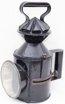 Great Eastern Railway 3 Aspect sliding knob Handlamp stamped in the reducing cone GER LIVERPOOL ST