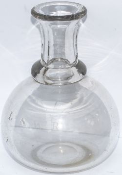 London & North Western Railway Wine Carafe with L&NWR engraved to front. In excellent condition