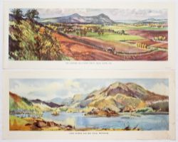 BR(Sc) Carriage Prints, a loose pair comprising - The Lomond Hills From Tarvit, Near Cupar, Fife
