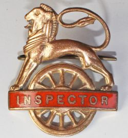 British Railways BR(NE) Lion over Wheel Cap Badge complete with rear pin. Excellent original