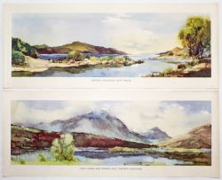 BR(Sc) Carriage Prints, a loose pair comprising - Western Highlands Near Morar by Jack Merriot and