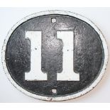 Rhymney Railway Mile Marker number 11 which would have been whole miles and followed on from the