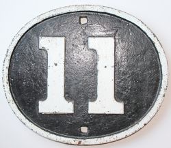 Rhymney Railway Mile Marker number 11 which would have been whole miles and followed on from the