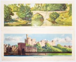 BR(Sc) Carriage Prints, a loose pair comprising - Brig O'Balgownie, Near Aberdeen by Edward Lawson