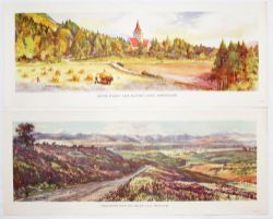 BR(Sc) Carriage Prints, a loose pair comprising - Crathie Church, Near Balmoral Castle,