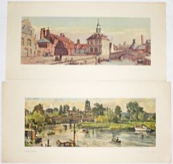 A pair of loose Carriage Prints comprising: Beccles, Suffolk by F.W. Baldwin; Kings Lynn, Norfolk by