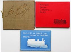 Industrial Locomotive official booklets, quantity 3 comprising - 1. Peckett & Sons Ltd Bristol;