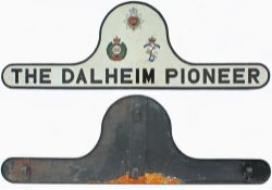 Military Locomotive Headboard The Dalheim Pioneer. Used on one of the special Army Christmas