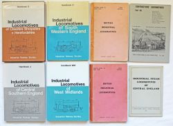 Industrial Railway reference books, quantity 8 mostly published by the Industrial Railway Society