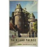 Poster BR(SC) FALKLAND PALACE HUNTING PALACE OF THE ROYAL STUARTS FOR OVER 150 YEARS by Claude