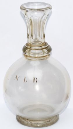 North London Railway Wine / Water Carafe with NLR engraved to front. In excellent condition stands