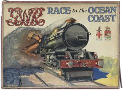 GWR board game RACE TO THE OCEAN COAST manufactured by Chad Valley for the Great Western Railway.