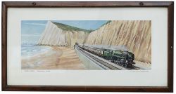 Carriage Print GOLDEN ARROW CONTINENTAL EXPRESS by Richard Ward. From the Southern region B
