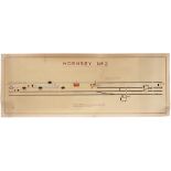 BR(E) signal box diagram HORNSEY No2 showing From Finsbury Park To Wood Green, dated June 1961. Full