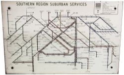 BR(S) Suburban Services Mirror British Railways Southern Region Suburban Services Route Map mirror