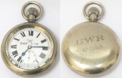 Great Western Railway post grouping nickel cased pocket watch No 0.1758. With a Limit No2 Swiss made