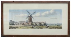 Carriage Print CLEY near HOLT, NORFOLK, by R.E. JORDAN. From the LNER Post-War series issued in