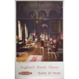 Poster BR(NE) CASTLE HOWARD YORKSHIRE ENGLAND'S STATELY HOMES. Double Royal 25in x 40in. In very