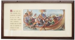 Carriage Print EDGAR KING OF THE ENGLISH RIVER DEE CHESTER by Edward Mortlemas from the LMR