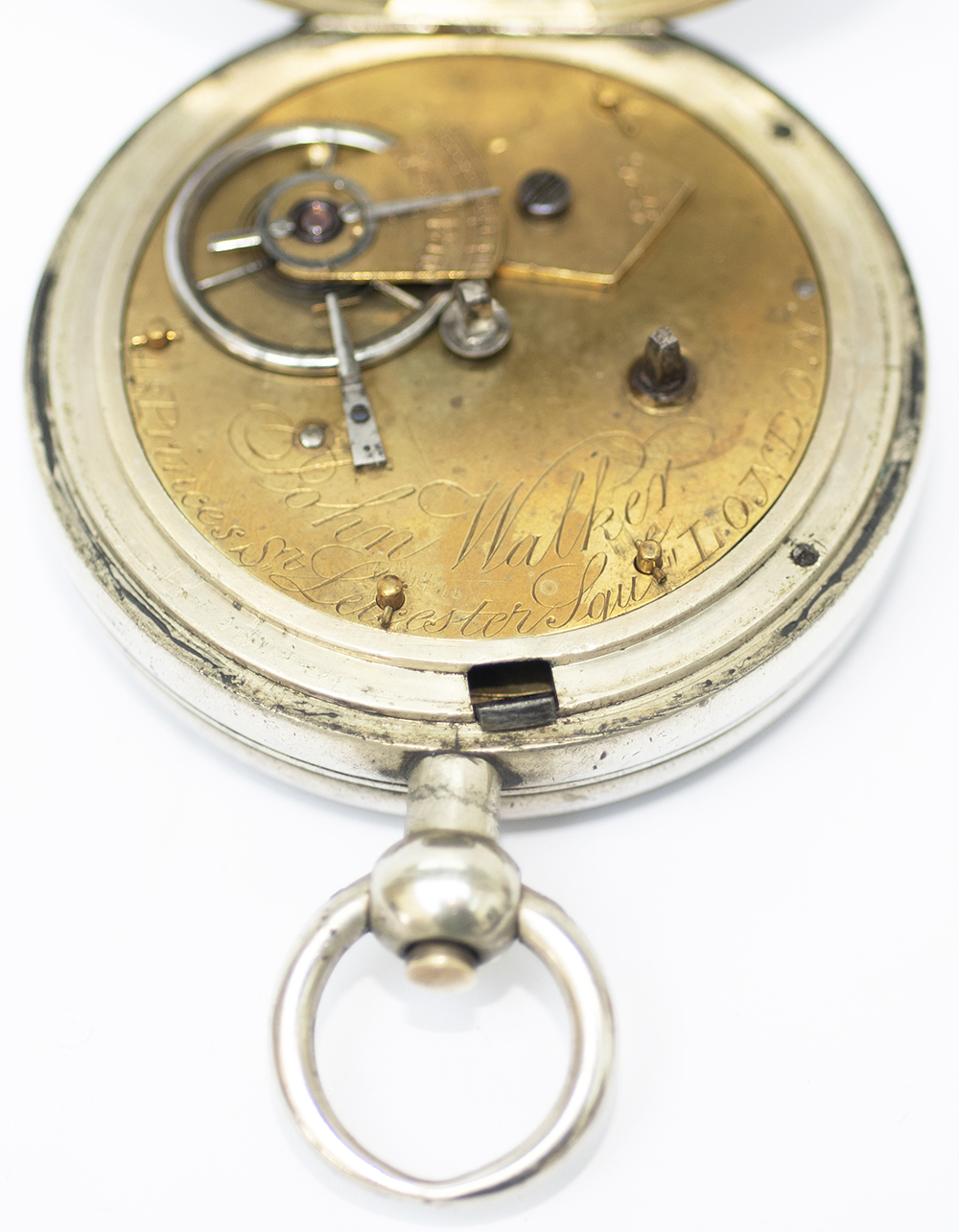 London & North Western Railway pre grouping nickel cased pocket watch with an English Lever fusee - Image 2 of 2