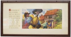 Carriage Print THE GUNPOWDER PLOT 1605 ASHBY ST LEDGERS RUGBY by A.R. Whitear from the LMR