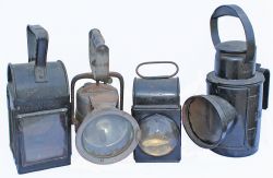 Lamp assortment, quantity 4 comprising: a small inspection Handlamp with rear handle, complete