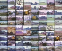 Railway Slides, a collection of over 700 UK Steam, Diesel & Electric. The vast majority are colour