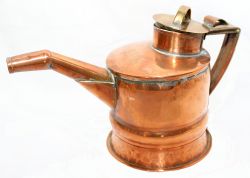 A Copper Can made at Doncaster Works by apprentice Walter Grant Moody who commenced work in 1918 and