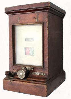 GWR wood cased Lamp Repeater in good, used condition, lacking brass signal numberplate, otherwise