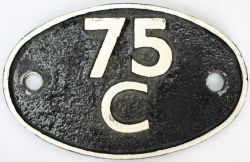Shedplate 75C Norwood Junction 1950 to January 1964 to steam, small allocation of diesel shunters