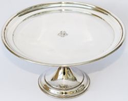 GWR silverplate Cake Stand with full Great Western Railway Hotels Twin Shield Coat of Arms to