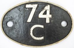 Shedplate 74C Dover 1950-October 1958, then recoded 73H, closing June 1961. This ex SR shed had an