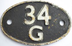 Shedplate 34G Finsbury Park April 1960 to May 1973; closure in 1983. This ER diesel depot, was