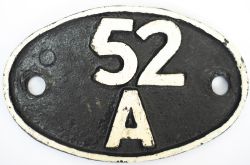 Shedplate 52A Gateshead 1949-June 1965 for steam, May 1988 totally. By the end of the 1950s this