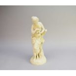 A Minton parian figure of Pandora after A. Carrier-Belleuse