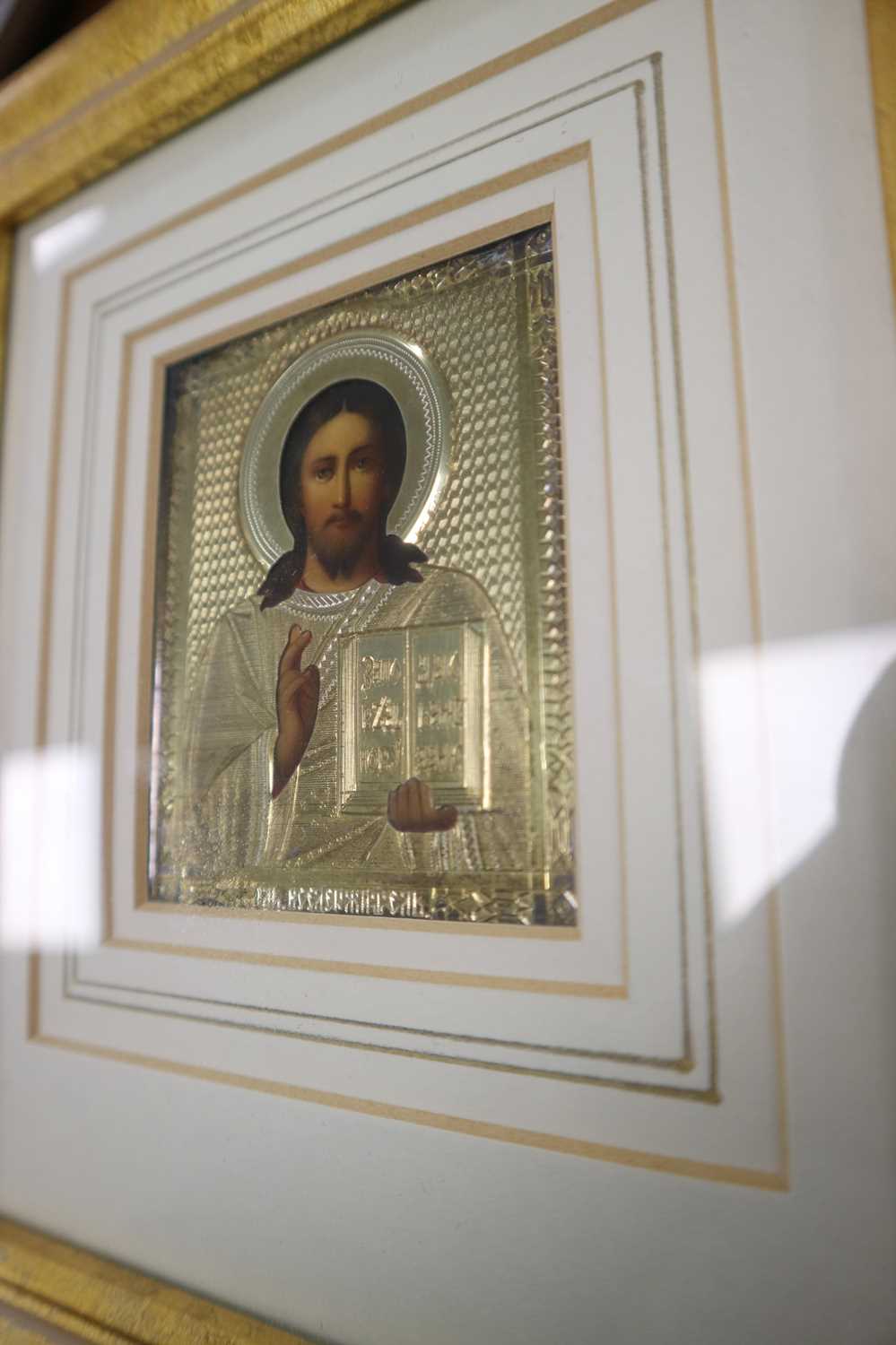 19th Century Russian Icon of Christus Pantocrator - Image 4 of 4