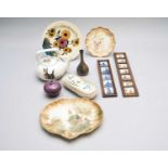 Assorted ceramics including Minton and Royal Worcester