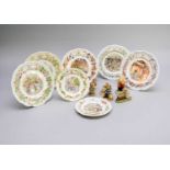 Royal Doulton and Border Fine Arts Brambly Hedge plates and figures