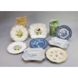 Coalport dessert service and other ceramics