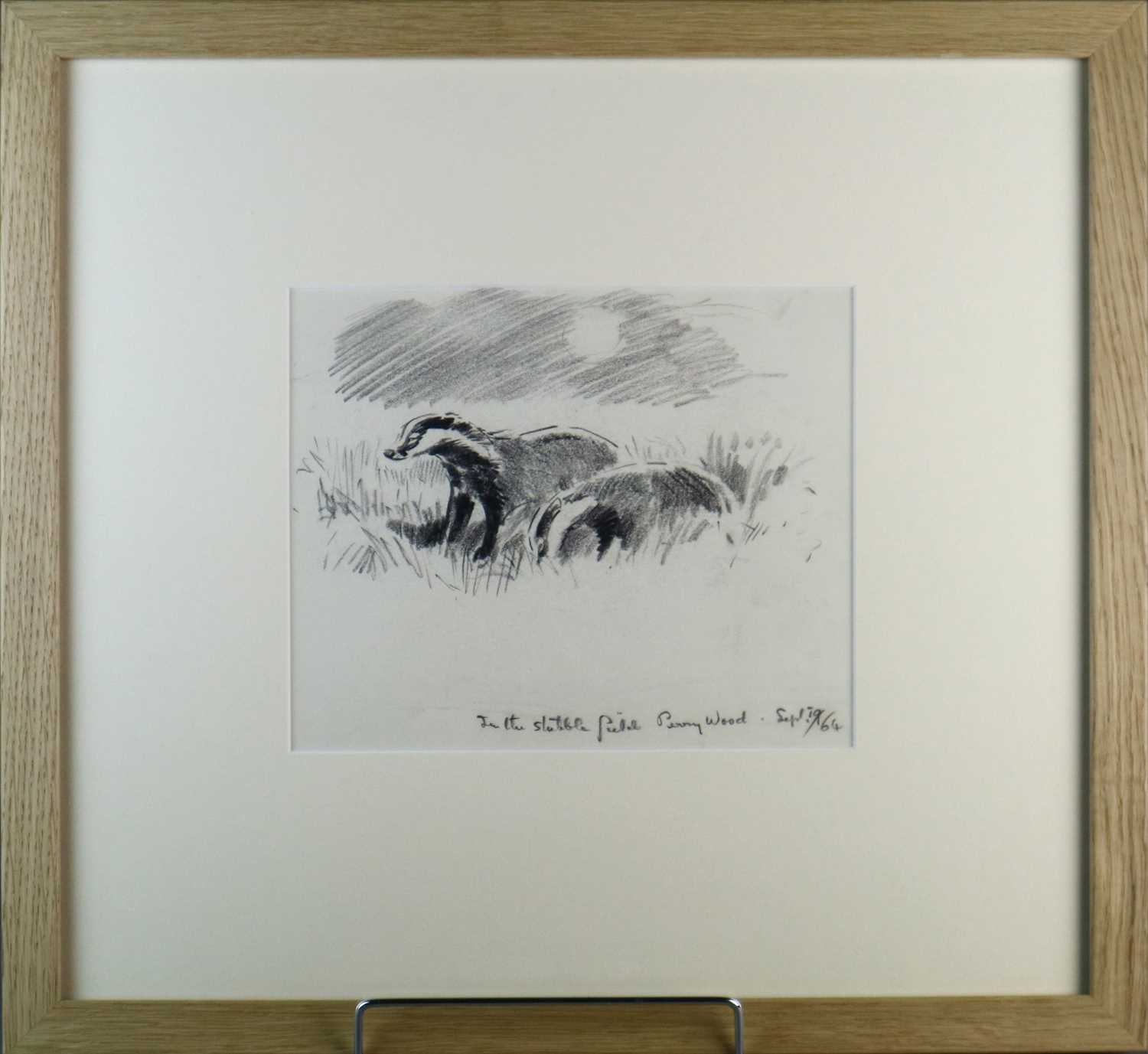 Eileen Alice Soper (1905-1990) Feeding Badgers and In the Stubble Field - Image 3 of 6